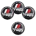 AUTO-P 4（PCS） TOYOTA TRD 55 MM WHEEL CENTER CAP EMBLEMS STICKER DECAL