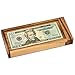 Bits and Pieces – Magic Money Puzzle Box for Adults – Wooden Brain Teaser ATM Puzzle Box - Hidden Compartment Case for Money Gifts – 8” x 3-5/8