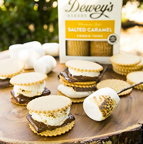 Dewey's Bakery Moravian Cookie Thindulgent Treats Pack | Baked in Small Batches | Real, Simple Ingredients | Southern Bakery Recipes | 12 Calories Per Cookie | Pack of 3 9-oz boxes