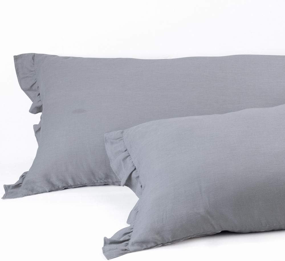 Amazon Com Meadow Park Washed French Linen Body Pillow Cover 20
