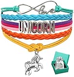 Unicorn Bracelet Unicorn Gift Cute Wristband Gifts for Girls and Women Choose from 18 Styles