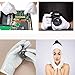 48 Pcs White Gloves, ANDSTON 24 Pairs Soft Cotton Gloves, Coin Jewelry Silver Inspection Gloves, Stretchable Lining Glove, Medium Size