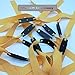 GM&BW 10 Sets of Catapult Flat Bands,Slingshots Elastics,Replacement Rubber Band for Professional Players or Hunting Slingshot,Thickness of 0.75mm,Style TTF