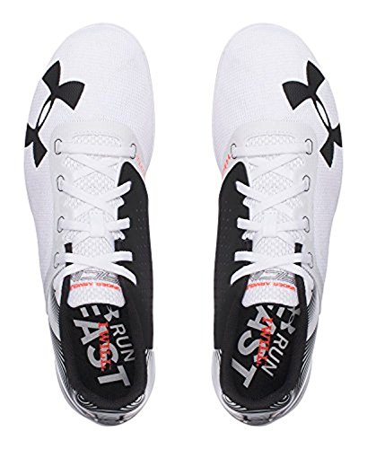 Mens Under Armour Kick Distance Spike White Fire 12 D Desertcart