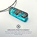 Orgone Pendant Necklace Attract Good Luck Happiness Youth- Crystal Healing Stones for E-Energy Protection - Aquamarine Crystal Necklace Spiritual Jewelry for Women - Chakra Stones Blue Crystal