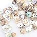 100 Mother of Pearl MOP Round Shell Sewing Buttons 8mm HOT