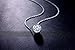UMODE Jewelry 1 Carat Bezel Set Solitaire Cubic Zirconia CZ Pendant Necklace for Women 18
