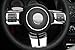u-Box Silver Chrome Steering Wheel Cover Trim Kit for 2011-2018 Jeep Wrangler