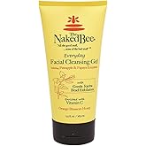 The Naked Bee Gel Cleanser Facial Wash (5.5 oz) Hydrating & Moisturizing - Daily Gel Cleanser Face Wash for All Skin Type with Orange Blossom Honey