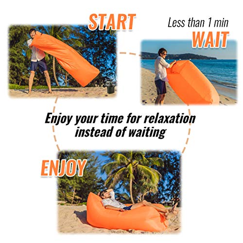 Deyace Electric Air Pump, Air Mattress Pump for Inflatable Blow up Pool Raft Bed Boat Toy Exercise Ball, Quick-Fill AC Inflator Deflator with 3 Nozzles, 110-120 Volt (Black) - Thumbnail 2