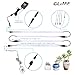 Grow Lights GLIME 24W 60LED Plant Light Strip 4in1 Flexible Soft Plant Grow Light Lamp with Adapter for Garden Greenhouse Pot Culture Hydroponics Indoor Plants 4 Lights Strips Kit Easy to Install