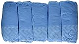 VersaPro Medical Booties Shoe Covers Non Slip Package of 50 Pair - 100 Covers - Blue