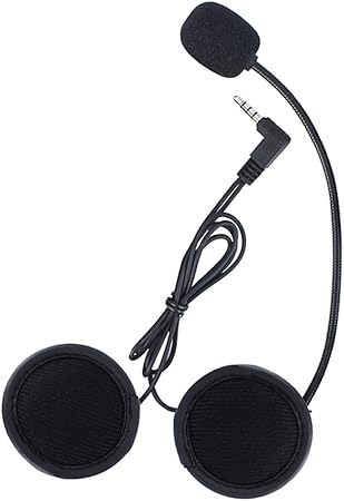 Amazon Fodsports ヘルメットスピーカー オートバイ用スピーカー イヤフォンマイク 予備品 ハードタイプ V6 Pro用 バイク用通信機器 車 バイク