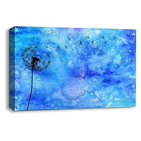 Canvas Wall Art Abstract Ink Storry World Painting Artwork for Home Prints Framed - 12x18 inches