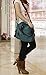 Fansela(TM Womens Simple Cool Graffiti Canvas Handbag Crossbody Tote Bag (Blue)
