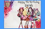 EVERAFTER High Edible Image Cake topper Birthday