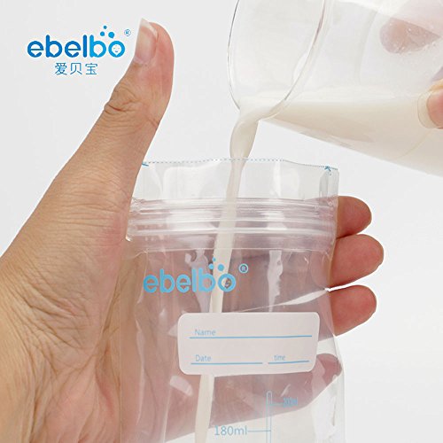 ME 60 Count Breastmilk Storage Bags 6.8 Oz 220 ml Storage Container for Breast Milk BPA Free (30 ct, 2 pack)