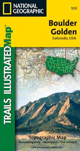 Trails Illustrated Boulder Golden: Colorado, USA