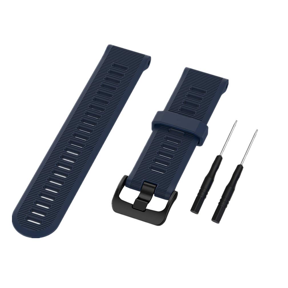 Huwokxix Watch Strap for Garmin Forerunner 935/955/965/Approach S60/S62/Fenix 5/5 Plus/Fenix 6/6 Pro/Fenix 7, 22mm Soft Silicone Replacement Sport Band