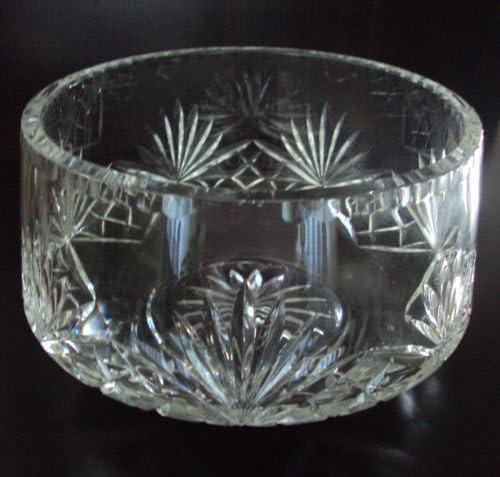 Vintage Signed Rogaska Richmond Pattern 5 1/4" Cut Glass Crystal Bowl