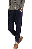 Minibee Women's Casual Corduroy Pants Comfy Pull on