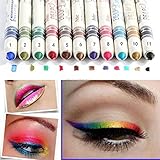 GUAngqi 12 Pcs PROFESSIONAL Cosmetic Makeup Eyeliner Eye / Lip Liner Pencil Set