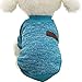 Pet Clothes for Small Dog Girl Dog Boy Soft Warm Fleece Clothing Winter (S, Blue)