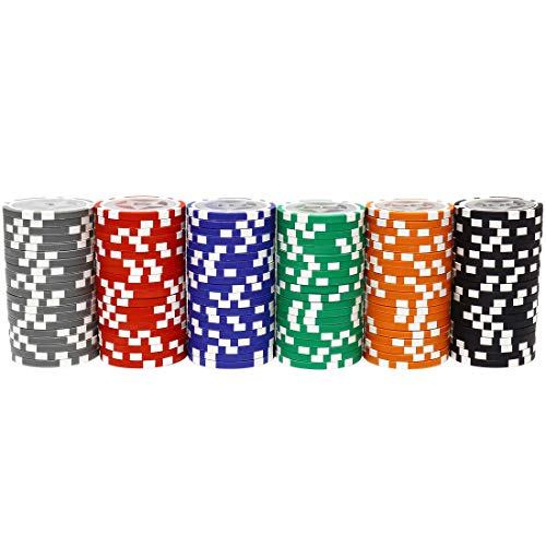 KAILE Poker Chips Set Heavy Duty 13 Gram Chips Texas Holdem Cards Game Blackjack Gambling Chips with Aluminum Case (300 pcs) - Thumbnail 6