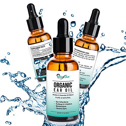 Natural Mullein Ear Wax Removal Oil & Cleaner with Garlic Pain