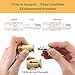12PCS Air Fittings, Drillpro Pneumatic Quick Connect, Brass Air Coupler and Steel Plug Kit, 1/4'' NPT I/M, for Air Line, Air Compressor,Air Drill etc Pneumatic Tool Quick Connect