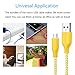 10ft Micro USB Charging Cable, Boxeroo 3-Pack 10ft Micro USB Cord High Speed USB 2.0 A Male to Micro B Sync and Charging Cables Compatible with Samsung, HTC, Sony, Nokia, Android, and More