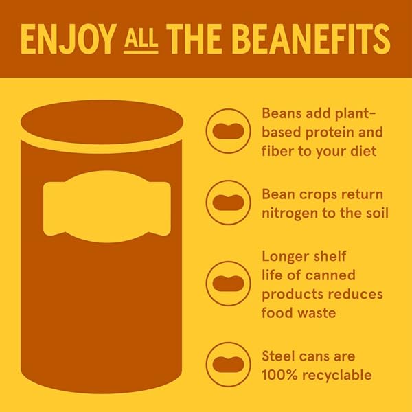 BUSH’S CANNED SEASONED RECIPE BLACK BEANS (PACK OF 1), GOOD SOURCE OF PLANT-BASED PROTEIN, GOOD SOURCE OF FIBER, FAT FREE, GLUTEN FREE, 15 OZ