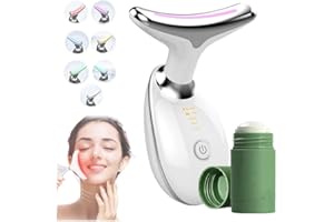 YULBEN Luxe Professional Face Lift, Luxe Laser Professional Face Lift - 7 Lights, Microcurrent Multifunctional Facial Massager (White) (White)