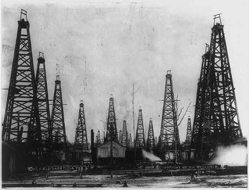 HistoricalFindings Photo: Oil Field,Saratoga,Texas,TX,Hardin County,c1908