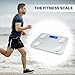 Smart Weigh Digital Bathroom Scale for Body Weight, BMI, Bone Mass, Visceral Fat, Muscle Mass and Calorie Management - Tempered Glass Platform w/Large Digital Backlit LCD- FDA Approved-440lbs -Silver