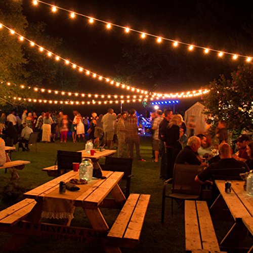 BRTLX-Commercial-Grade-Outdoor-Weatherproof-S14-LED-String-Lights-49Ft-with-15-Dropped-Sockets-15W-15Pcs-S14-LED-Edison-Filament-Bulb-Included-for-Patio-Courtyard-Porch-Wedding