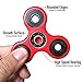 Merktor Tri-Spinner Fidget Toy With Premium Hybrid Ceramic Bearing - durable High Performance Bearing for Killing Time (red)