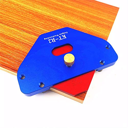 Router Table Corner Jig Radius Template Kits Aluminium Alloy for Woodworking Trimming Tool Set,Radius Quick-Jig Router Bit Templates for Routing Rounded Corners R15 R20 R25 R30 C15 C20 C25 C30