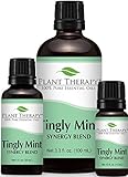 Tingly Mint Synergy. Essential Oil Blend. 100% Pure, Undiluted, Therapeutic Grade. (Blend of: Peppermint, Sweet Orange, Wintergreen and Sweet Grapefruit)