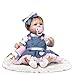 New Version 18 inches Cute Silicone Reborn Baby New Reborn Baby Dolls Realistic Doll Collect Toys