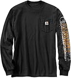 Carhartt Men's Workwear Graphic Distressed Saw Long Sleeve T-Shirt