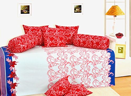 New Collection 100% CottonBedspread 120 TC Home Décor Bedding Diwan Set Of 8