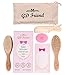GDFriend 6 Piece Baby Wooden Hair Brush and Comb Set | Natural Soft Goat Bristles Hair Brush for Cradle Cap | Wood Bristles massage for Newborns and Toddlers | Premium Baby Shower & Registry Gift
