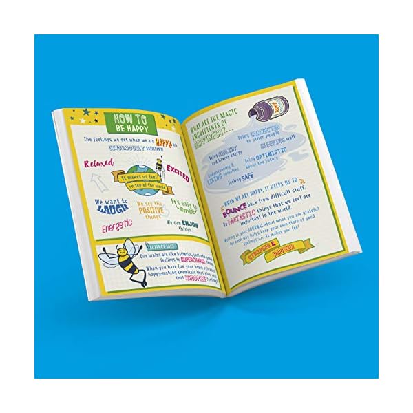 HAPPY-CONFIDENT-ME-JOURNAL-Gratitude-and-growth-mindset-daily-journal-to-boost-your-childrens-happiness-self-esteem-positive-thinking--positive-thinking-mindfulness-and-resiliencePaperback--Illustrate HAPPY CONFIDENT ME Daily Journal - Gratitude and growth mindset journal to boost children's happiness, self-esteem…