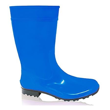 Lemigo Damen Gummistiefel Ilse (Hellblau, 42)