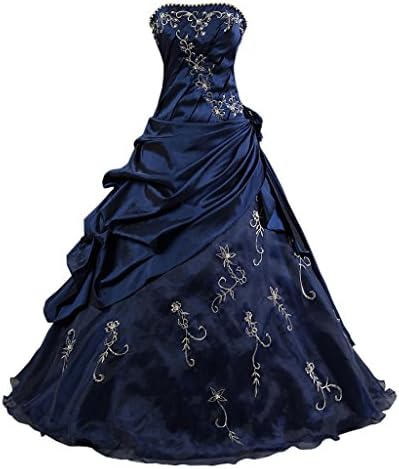 Kmformals Women's Formal Prom Dress Ball Gown Size 14 Navy