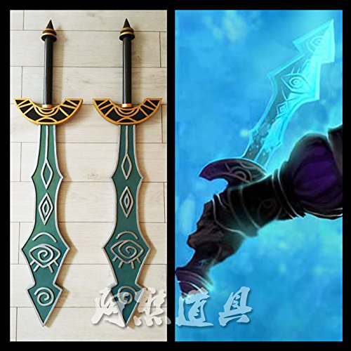 LOL Shaco the Demon Jester Swors Weapon Cos Cosplay Prop