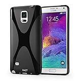 Samsung Galaxy Note 4 Case - Exact Samsung Galaxy Note 4 Case [JUMP Series] - X-Line SoftGel Flexible TPU Case for Samsung Galaxy Note 4 (SM-N910S / SM-N910C) Black