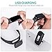 Fitness Tracker Watch IP67 Waterproof Bluetooth Wireless Smart Bracelet with Continuous Heart Rate Monitor Step Calorie Sleep Counter Sports Smart Band for Android and IOS Phones (Black）DAWO