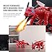 YARMOSHI Walking Dragon Robot Toy. Battery Operated, Moving Limbs, Music Playing with Colorful Glowing Lights Age 3+. (Red Dragon)